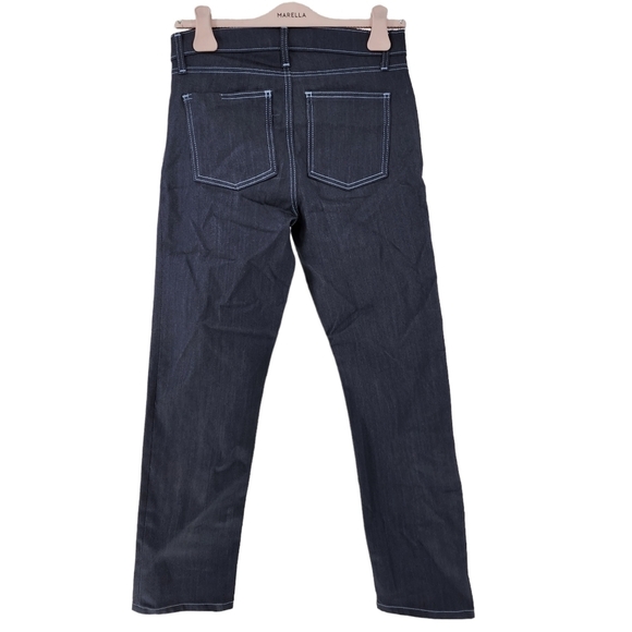 Blue Delta Men's Straight Leg Black Denim Jean - Picture 3 of 5